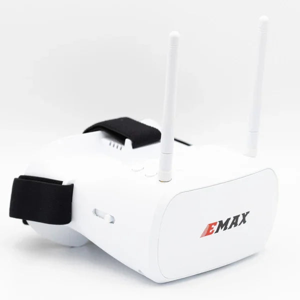 EMAX USA Official Tinyhawk 5.8G 48CH Diversity FPV Goggles 4.3 Inches Headset Dual Antennas 4.2V 1800mAh Battery For RC Drone