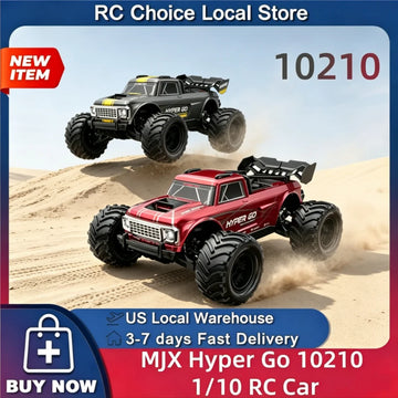 MJX Hyper Go 10210 1/10 RC Car 3S 66KM Brushless High Speed Off-road Drift Vehicle 2.4G Remote Control Toys Car as Gift