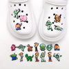 MESUCA 20pcs Buzz Lightyear Shoe Charms for Clogs Bubble Slides Sandals PVC Shoe Decorations Accessories for Christmas Gift@