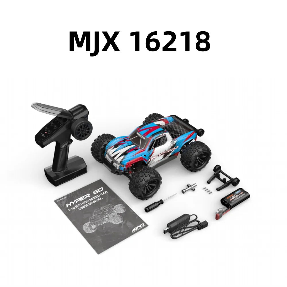 NEW 1/16 MJX 16212 16213 16218 Brushless RC Car 45KM/H High Speed Off Road Buggy 2.4G Remote Control Truck RC Racing Vehicle Toy