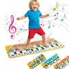 Piano Dance Mat for Kids 80*30cm Music Play Mat with Demo Songs Toddlers Floor Keyboard Musical Carpet Girl Boy Birthday Gifts