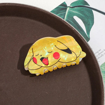 Pokemon Pikachu Series Hair Claw Clip Decorative Hair Accessories Daily Practical Cosplay Headwear