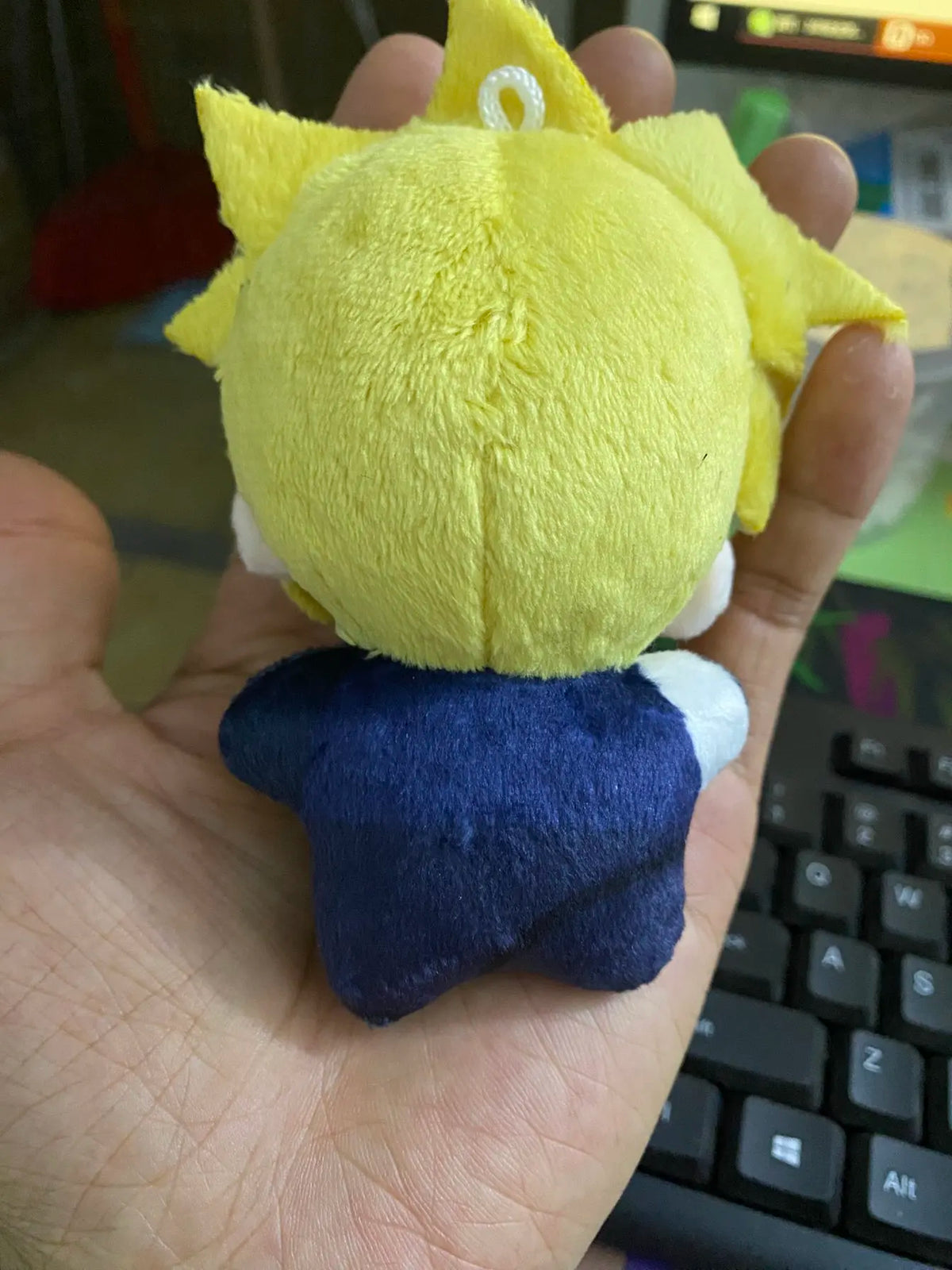 Final Fantasy VII Cloud Strife Cosplay Anime Plush 10CM Stuffed Body Plushie Cartoon Pendant Knapsack Ornament Birthday Gifts