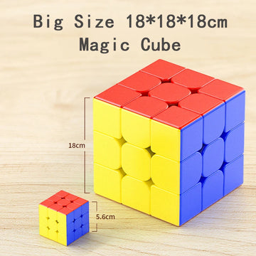 Big Size Magic Cube 18x18x18cm Super Big 3x3 Magic Cubes 3x3x3 Magic Cubes Professional Speed Cube Toys For Kids