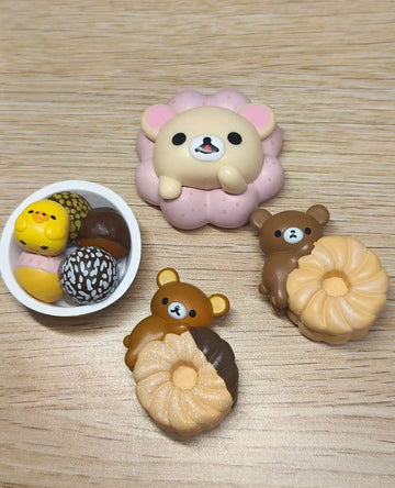 New Products In Stock Easy Bear Donut Series Blind Box Figurines Cute Desktop Ornaments Holiday Surprise Gifts For Fans