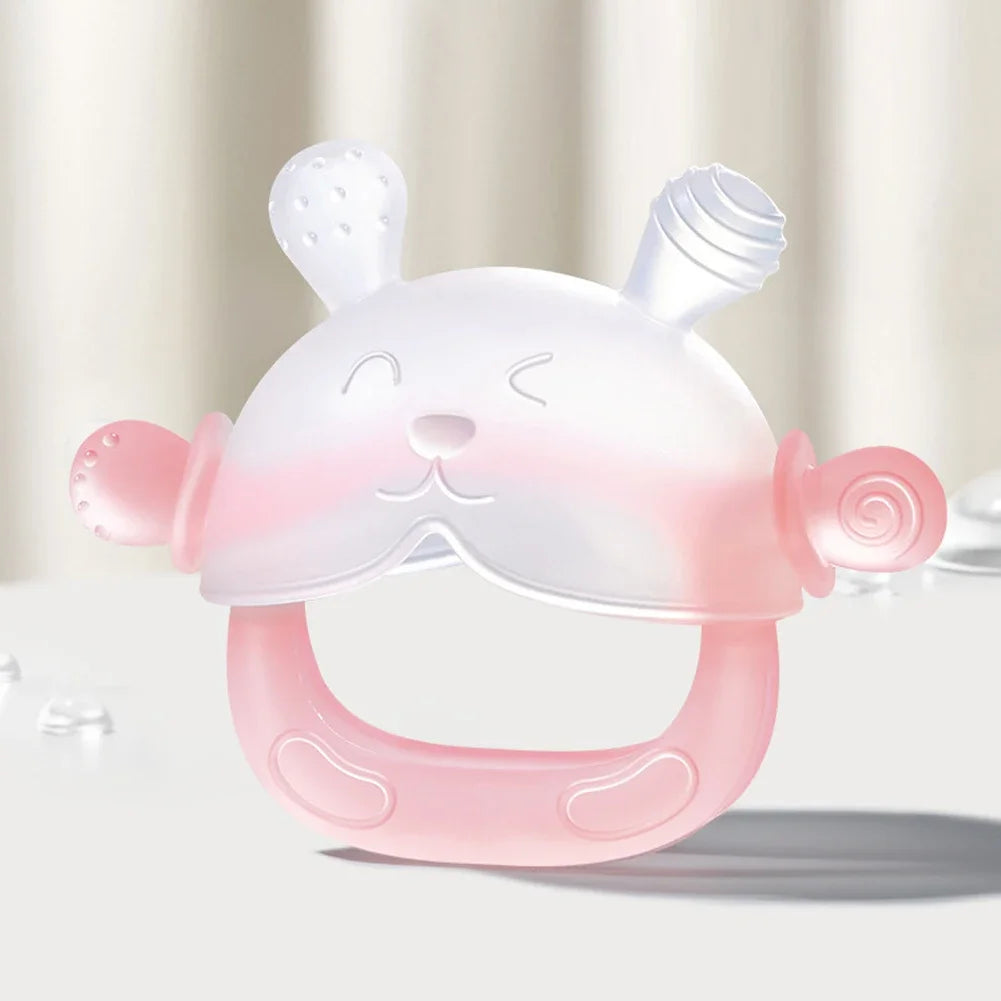 1Pcs BPA Free Silicone Baby Teether Gloves Anti-eating Hand Molar Baby Accessorie Anti Drop Wrist Hand Teether Dental Care Gums