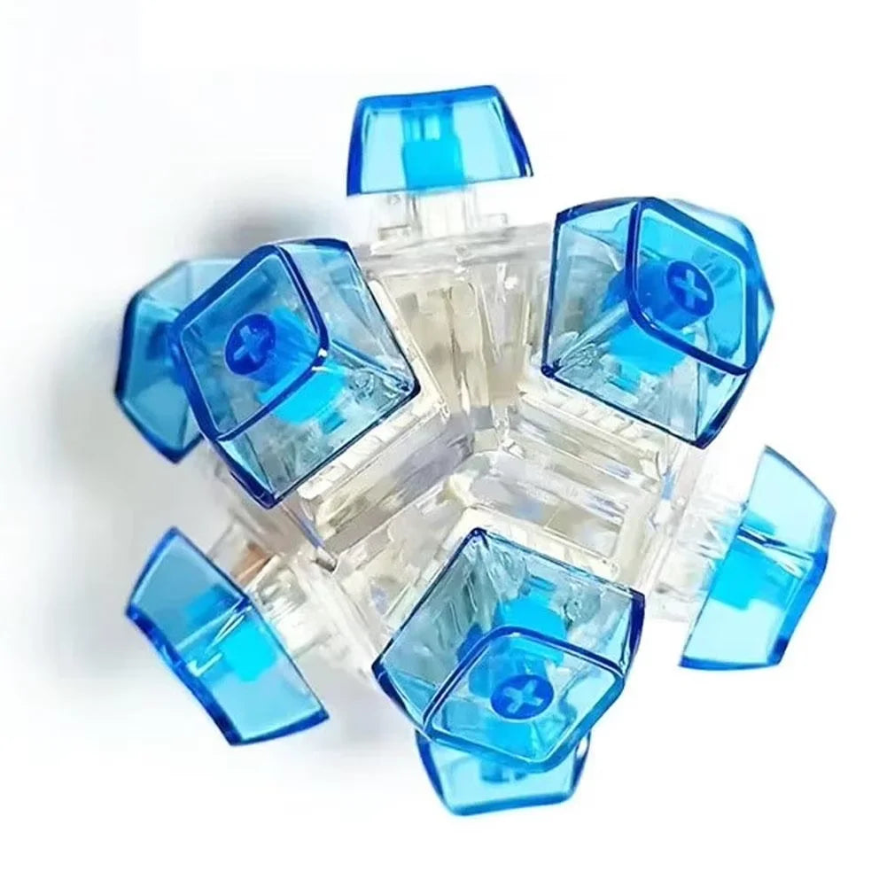 Fidget Decompression 9 Keyboard Key Toy For Adults Antistress Toys Boys Girls Anti Stress Finger Keyboard Games Keychain