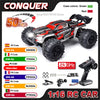 WLtoys 1:16 Scale Large RC Car 50km/h High Speed 4WD Children Toy for Boys Remote Control Car 2.4G Off Road Monster Truck RC Toy