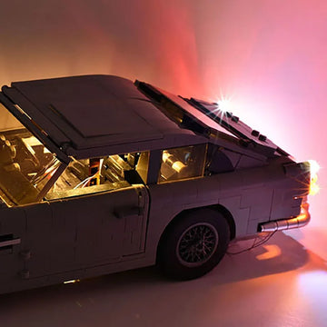 LED Light Set For 10262 Compatible 21046 Aston Martin (Only LED Light, NOT Include The Model Bricks)