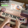 Electric Piano Toy Musical Games 37 Keyboard with Microphone Singing Songs Development Educational Toy Children toddler gifts