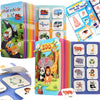 Montessori Baby Busy book My First Quiet Book Paste Early Learning Education Toy Children Toy Matching Game for Babies 2 3 Year