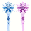 Hot Selling Anime Ice Princess Elsa Light Music Magic Dream Snow Wand Makeup Toy Girl Birthday Christmas Gift