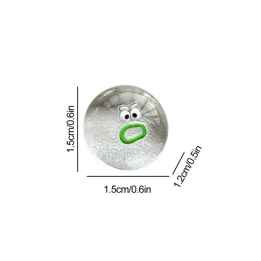1-20pcs Mini Cute Transparent Fidget Small Silicone Emotion Fidget Poppers Sensory Fidget Toys Soft Funny Stress Relieving Toys