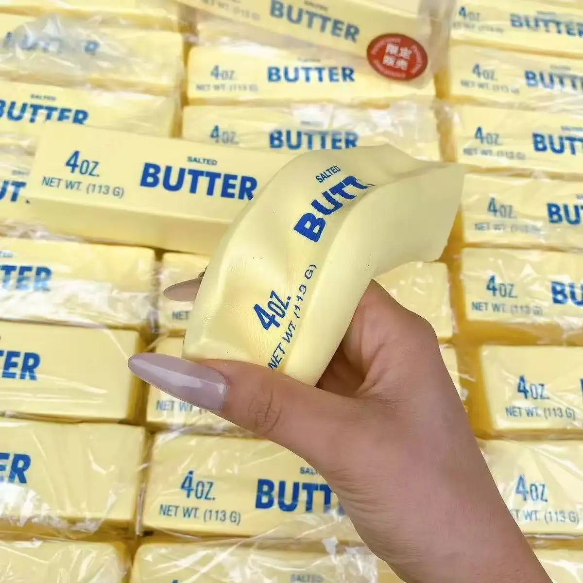 Squishy Super Big Butter Stick Slow Rising Fidget Toy Giant Butters Sticks Moist Squeeze Toy for Adults Kids Autism Girls Gifts