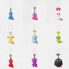 Hot Mini Plush Pikmin Doll Keychain Soft Stuffed Bag Charm Pendant Decoration Red Yellow Blue Multicolored Toys Hanging Gift
