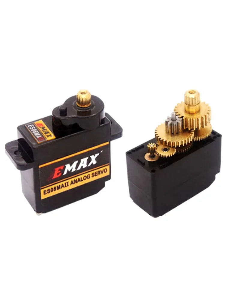 Emax EMX-SV-0275 ES08MA II 12g Analog Metal Gear Servo For Rc Car 1/24 Axial Scx24 90081 Axi00006 Axi00002 Gladiator Parts