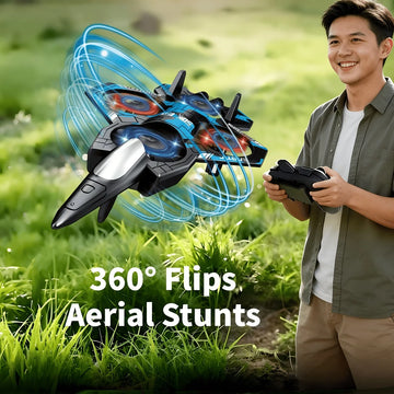 Remote Control Fighter Kids Flying Helicopter RC Hobby Jet Plane 2.4G Fighter Airplane Toy Drone With Light