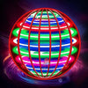 Magic Flying Ball Boomerang LED Lights Hover Drone Flying Orb Spinner 360°Rotating Fidget Luminous Toy for Teens Adults Gift Fun
