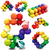Children's Puzzle Interactive Logic Thinking Training Toy, Versatile Bead Colored Decompression Ball, Stress Relief Cube