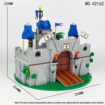 Creative DIY Medieval Roman Knight Castle Building Set Model, Christmas, Halloween and Birthday Gift, Military Collectible Toy
