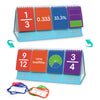 Math Fraction Flip Calendar, Early Math Learning Tool for Kids, Interactive Educational Toy for Home & School