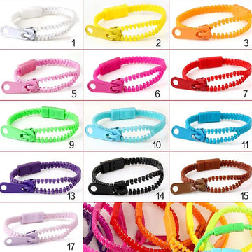 Pack Zipper Bracelet Kids Anti Stress Fidget Toys For Anxiety Sensory Autism Therapy Party Gifts Juguetes Antiestrés Para Niños