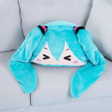 Hatsune Miku Anime Merchandise Fashionable and Personalized Cloak Cape for Men and Women Soft and Comfortable Flannel Warm Shawl