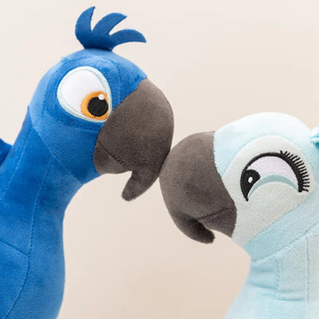 New Rio 2 Movie Cartoon Plush Toys 35cm Blue Parrot Blu & Jewel Bird Dolls Christmas Gifts Plush Toy
