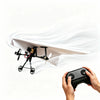 Hotfree RC Paper Airplane Kit, Remote Control Plane with Gyro Stabilizer & Dual Propellers, DIY Foldable Flying Toy, Easy-to-Fly STEM Toy, Birthday Gift for Kids Boys & Adults