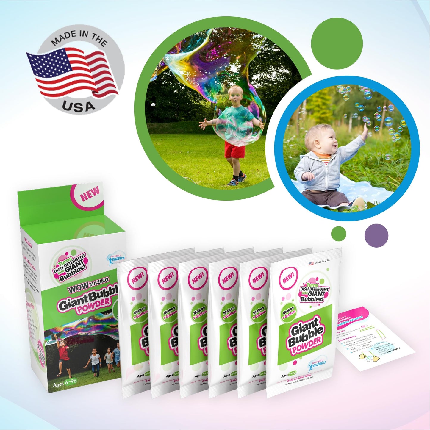 Wowmazing Giant Bubble Powder Refill