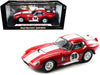 1965 Shelby Cobra Daytona Coupe #98 Red With White Stripes 1/18 Diecast Model Car By Shelby Collectibles