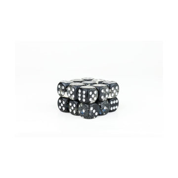 Sirius Dice 12Mm D6 Clubs W/Silver (18)