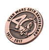 Star Wars 40Th Anniversary Collectible Bronze Pin, Sdcc '17 Exclusive