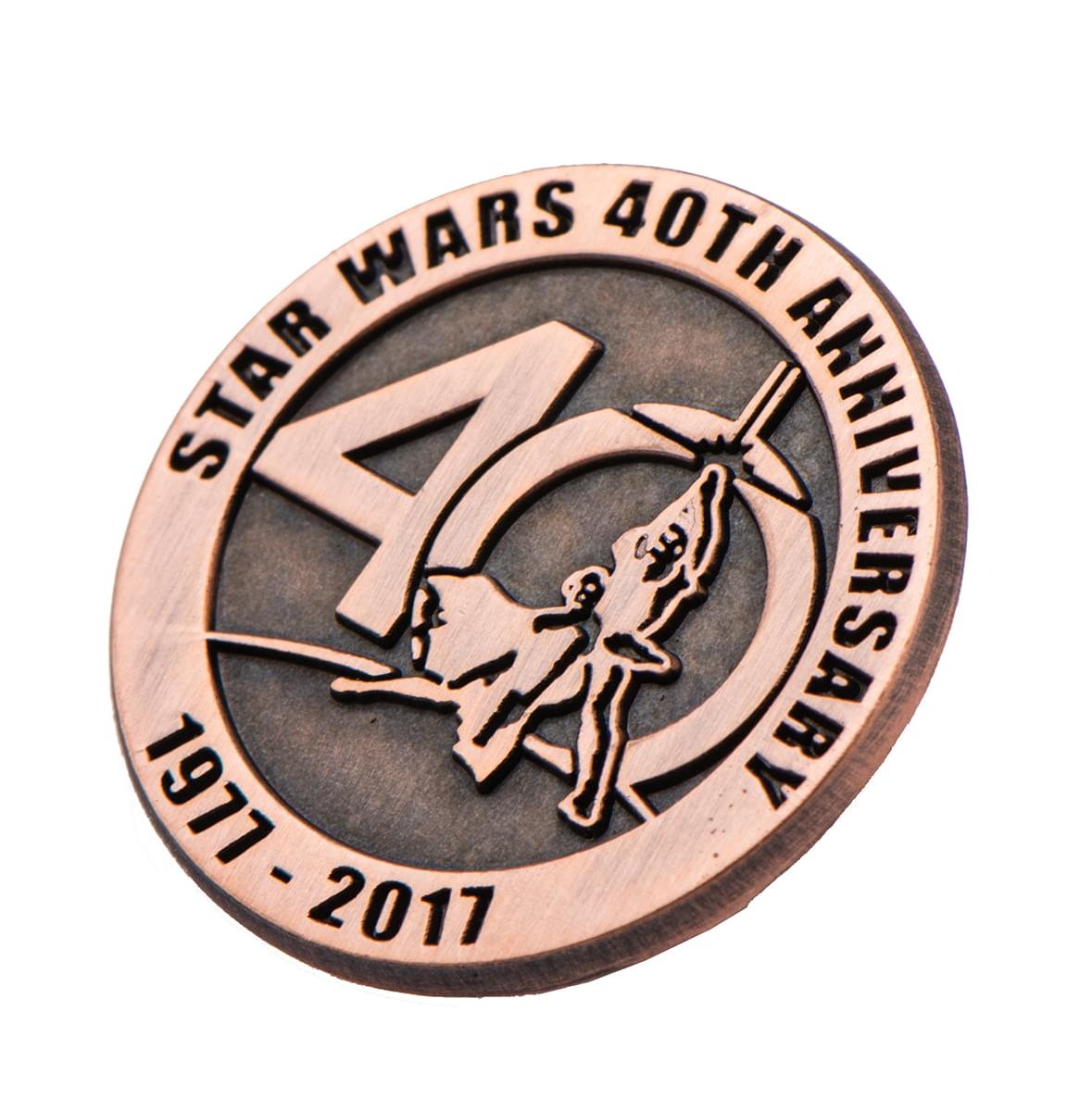 Star Wars 40Th Anniversary Collectible Bronze Pin, Sdcc '17 Exclusive