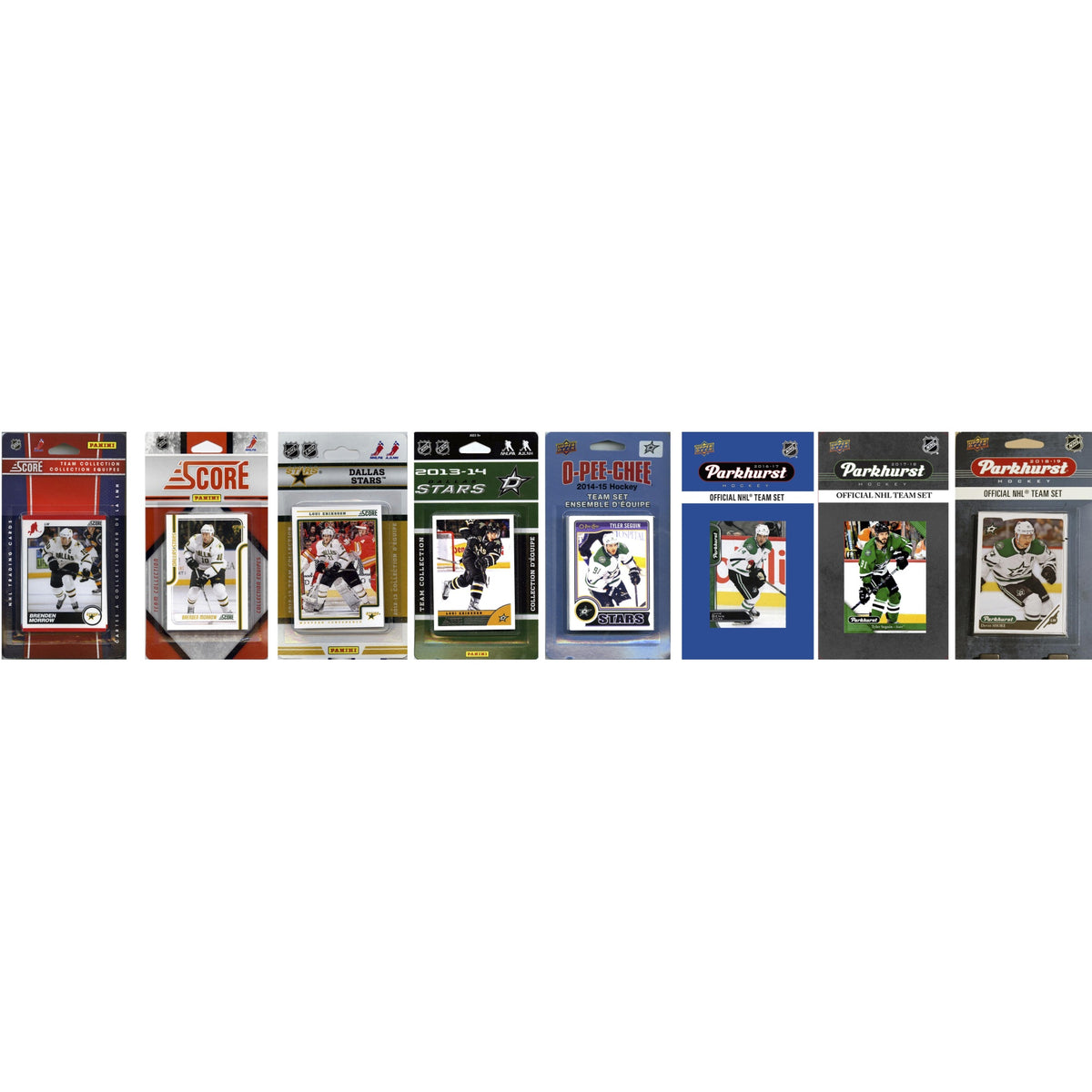 NHL Dallas Stars 8 Different Licensed Trading Card Team Sets