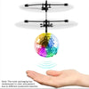 Led Light Suspension Crystal Ball Infrared Induction RC Gesture Control Colorful Glowing Toys Unique Gift for Kids