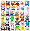 JOYFY 12/36/72 Pack Mini Animal Plush Toy Assortment Bulk Stuffed Animals for Kids Plush Keychain Halloween Party Decoration