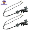 2PCS MOC Power Functions Parts LED Light Link Line Cable 8870 Switch 8869 Car Train Light Modification Compatible With Legoeds