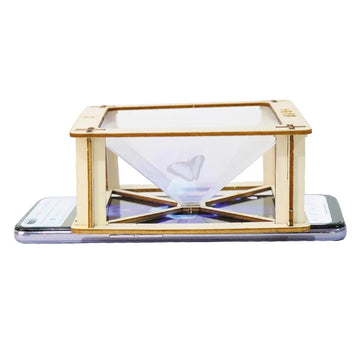 3D Holographic Projection DIY Model Kit - Science & Education Building Toy for Children Kids Gift Toy