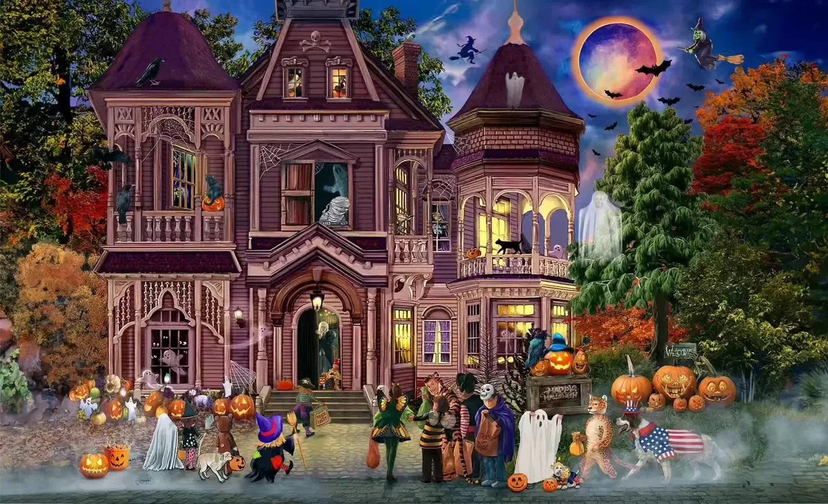 500 Pieces Jigsaw Puzzle Various Landscape Patterns Jigsaw Puzzle Educational Toy for Kids Children's Games Christmas Gift