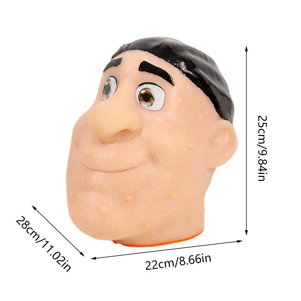 Realistic Pimple Popping Fidget Toy Face Silicone Toy Sensory Activities Funny Realistic Silicone Face Blackhead Pimple Pop Toy