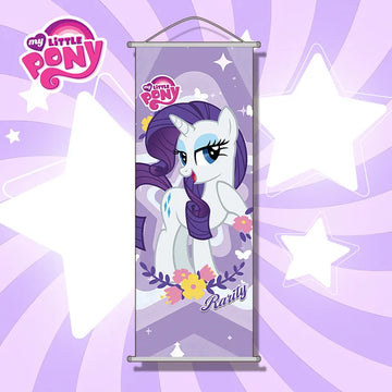 My Little Pony Hanging Paintings Cartoon Pinkie Pie Poster Holiday Decoration Anime Merchandise Long Scroll Festival Gift