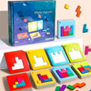 1 Set Colorful Puzzle Game Brain Teaser Toy for Kids Block Puzzle for Mind Exercise Children Toy Gift Challenge for Two Players