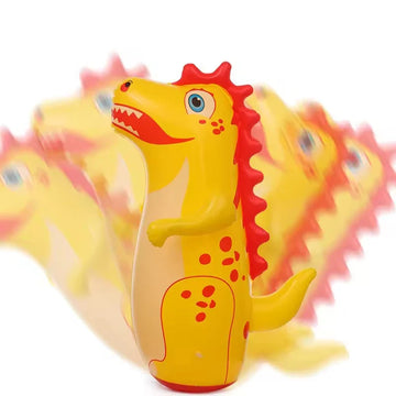 Inflatable Dinosaur Punching Bag Tumbler Kids Boxing Toy