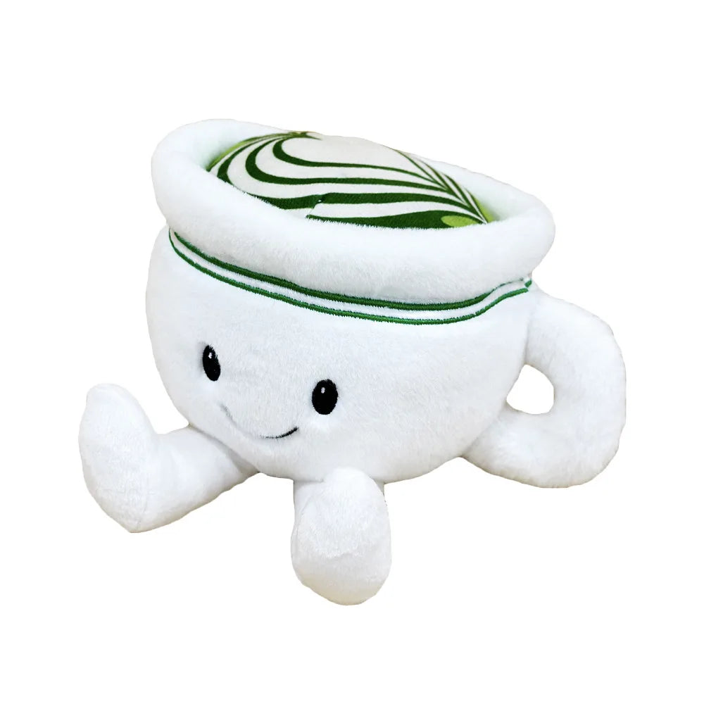New 12cm Matcha Plush Toys Cute Soft Stuffed Cartoon Pillow Anime Dolls For Kid Birthday Christmas Gift