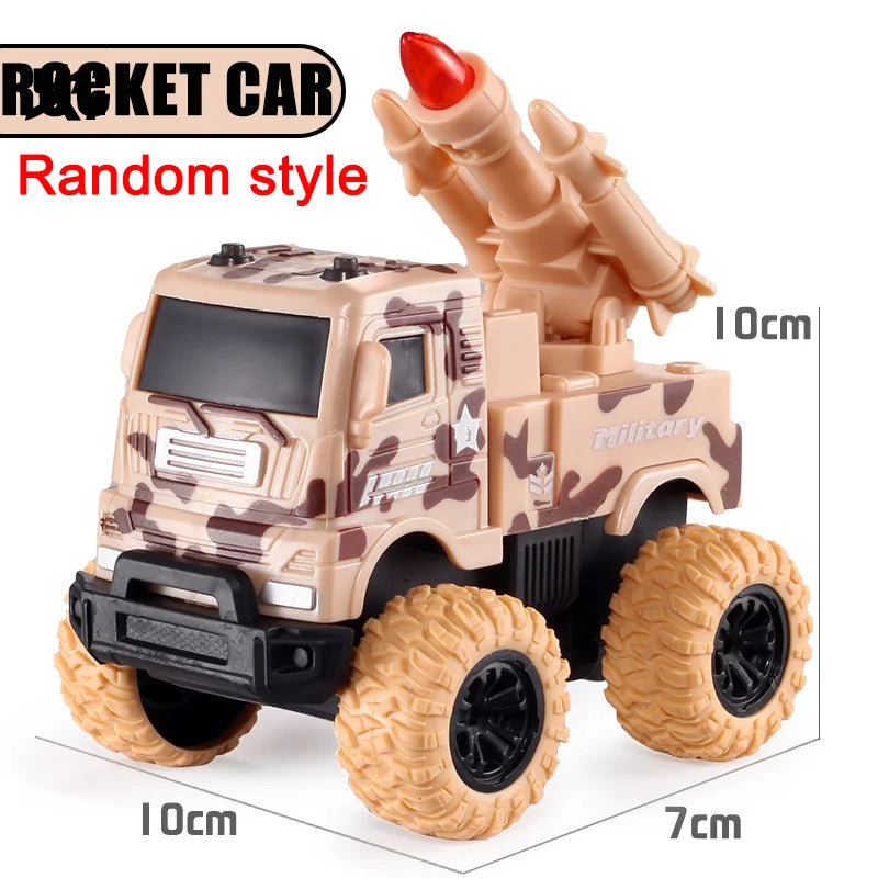 Pull Back Toy Car Inertial Rotation Car Four-wheel Drive Off-road Vehicle SUV Racing Power Car Children's Toy CarGift