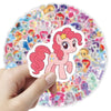 103Pcs My Little Pony Stickers Cute Cartoon Waterproof Vinyl Decals DIY Decor for Water Bottle Laptop Luggage Phone Case Sticker