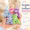 Care Bears Sitting Plush Keychain 12cm Cute Bag Pendant Kawaii Stuffed Toy Car Charm Squishy Soft Doll Decor Ideal Holiday Gift