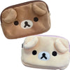Cartoon Peripherals Rilakkuma Makeup Storage Bag Cute Anime Bear Kawaii Portable Storage Bag Wholesale Surprise Couple Gift