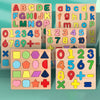 Wooden Alphabet & Number Puzzle | Montessori Learning Toy for Kids